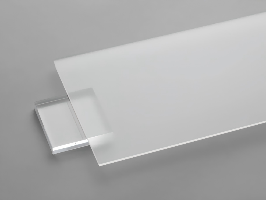 Matte-finish acrylic panels Matte-finish acrylic panels