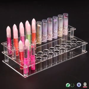 Duidelijke Acryl Lipstick Organizer Lipstick Opslag Met Compartments