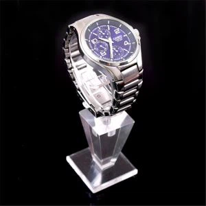 Nieuwe collectie Single Acrylic Watch Display Stand Counter Watch Display Case