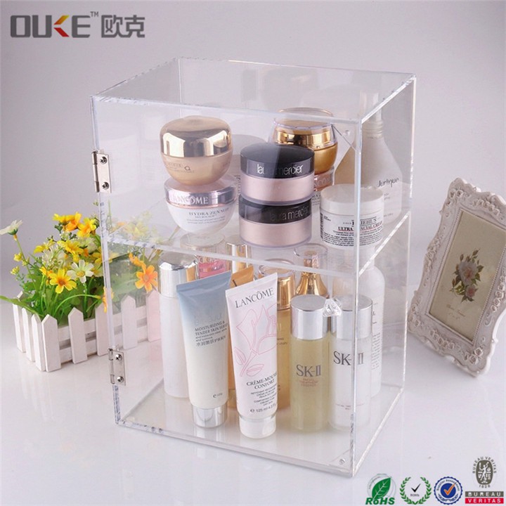 Clear Acrylic Makeup Organizer-Makeup Clear Storage-Glass Makeup Organizer