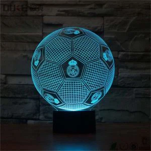 China Ball Shape Led Light Voor Acryl-3D Acryl Led Light Base-Heldere Acryl Led Light