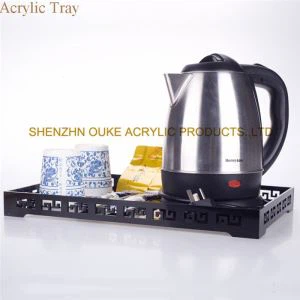 Acryl Butler Tray tabelontwerp serveren schaaltjes serveren schotel met handvat