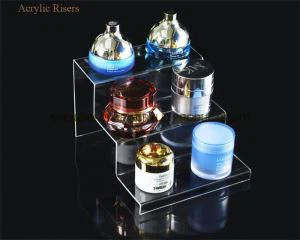 Nieuwe Design Shop Retail Ronde Zwarte Acryl Juwelen Risers Display Stands