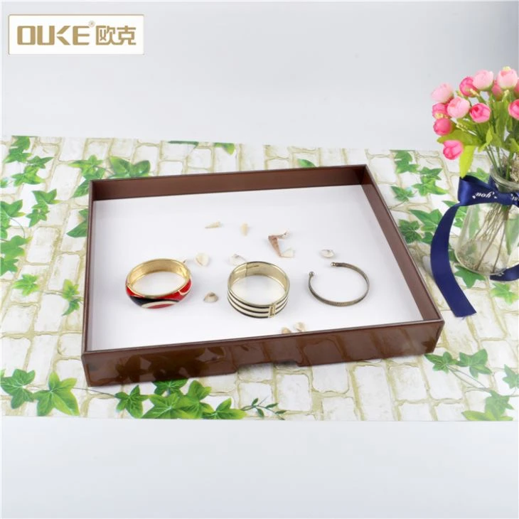 Brown Large Acrylic Jewelry Tray
