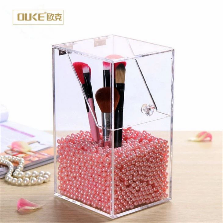 China Suppliers Anti-dust Acrylic Makeup Brush Organizer