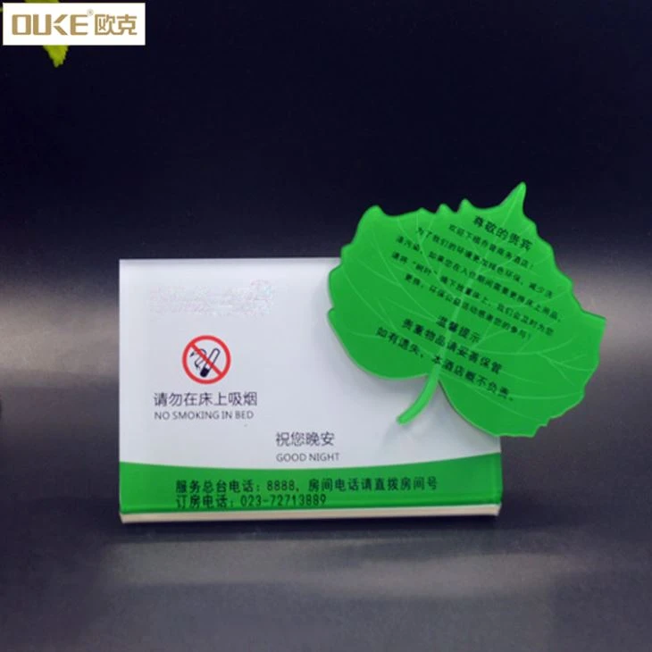 Custom High Quality Hotel Acrylic Warming Signs