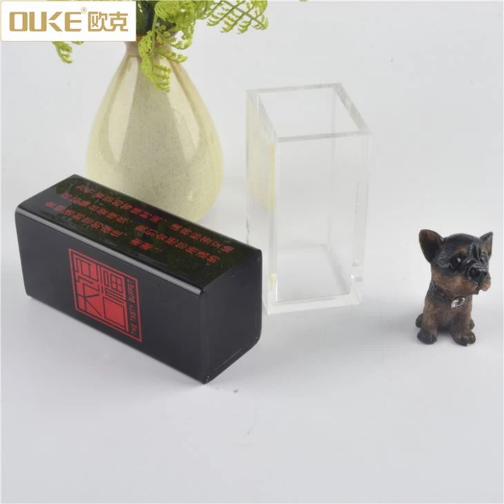 Hot Sale Square Black Acrylic Pen Box