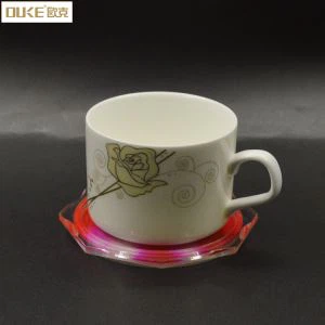 Doorzichtige Plastic Acryl Lege Coaster
