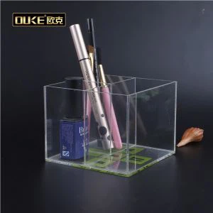 Samll Acrylic Storage Box Divided Compartments