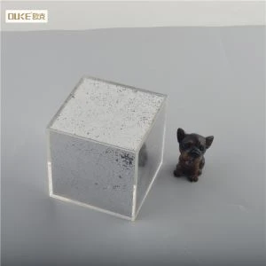 Vierkante kleine plastic acryl opbergboxen