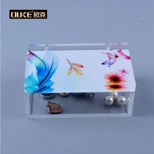 Verfraaien van Clear Acrylic Jewelry Organizer