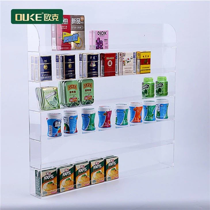 Acrylic Bottle Shelf & Acrylic Display Stands