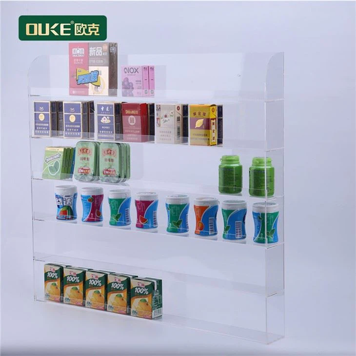 Acrylic Bottle Shelf & Acrylic Display Stands