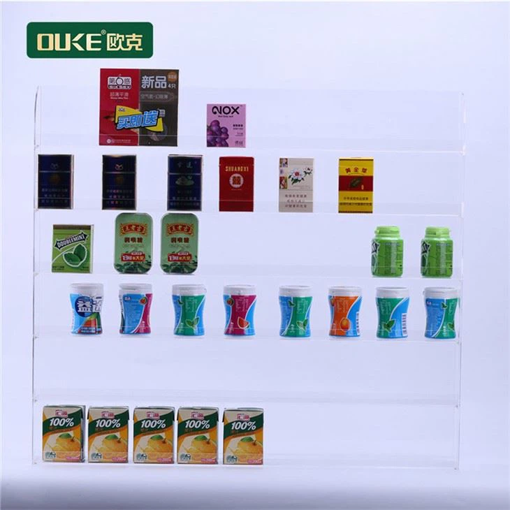 Acrylic Bottle Shelf & Acrylic Display Stands