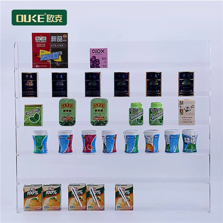 Acrylic Bottle Shelf & Acrylic Display Stands