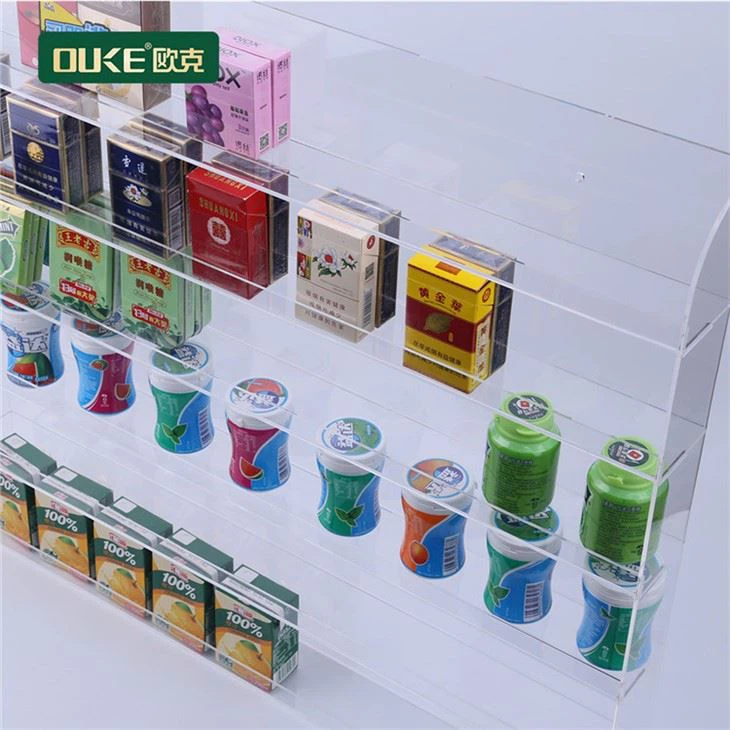 Acrylic Bottle Shelf & Acrylic Display Stands