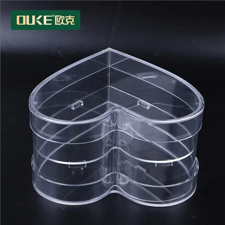 Heart Shape Acrylic Flower Box